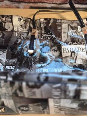 🍍Michelle Obama Magazine Collage Satchel